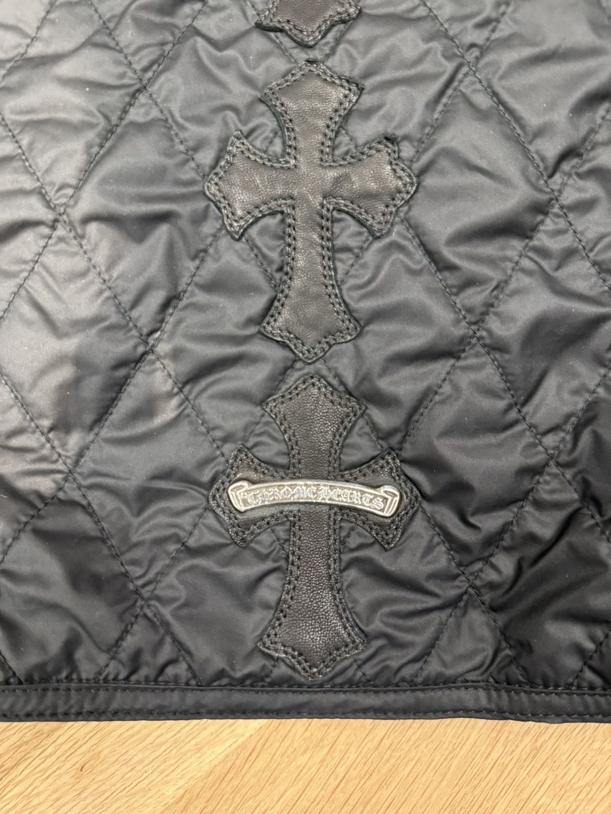 Chrome Hearts 🔥Chrome Hearts Cross Patches Black Nylon Vest🔥 Size US M / EU 48-50 / 2 - 9 Thumbnail
