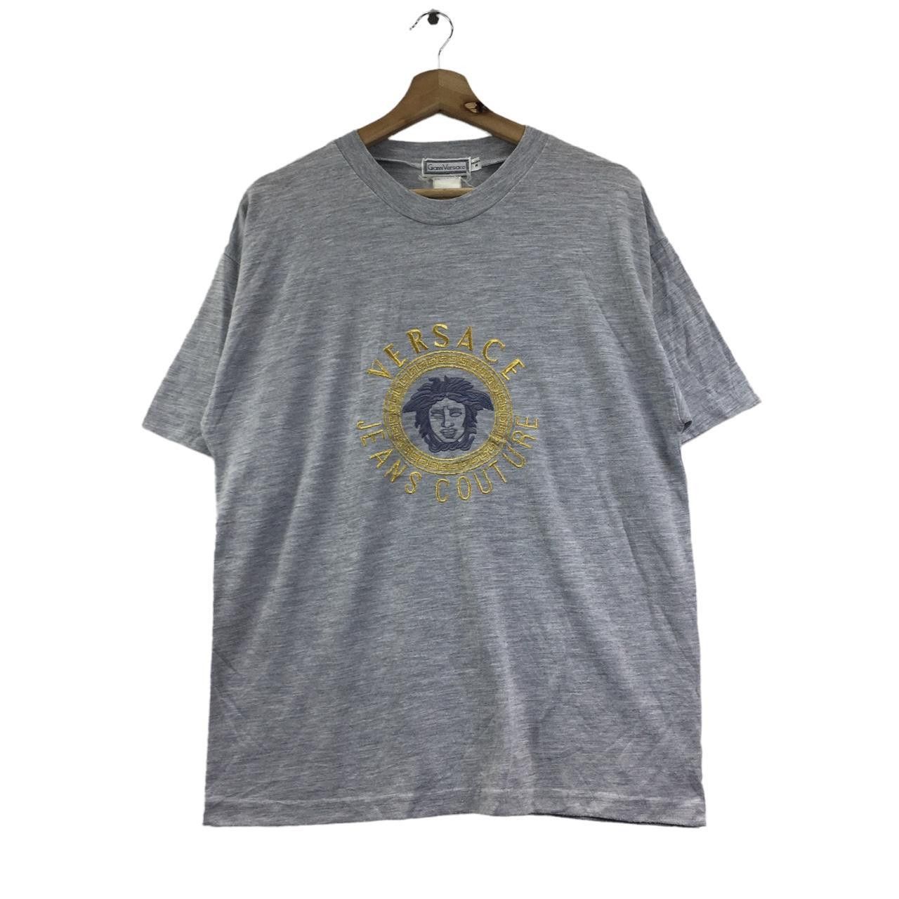 Versace Vtg 90’ GIANNI VERSACE MEDUSA Logo Tee Shirt Jeans Couture Size US M / EU 48-50 / 2 - 1 Thumbnail