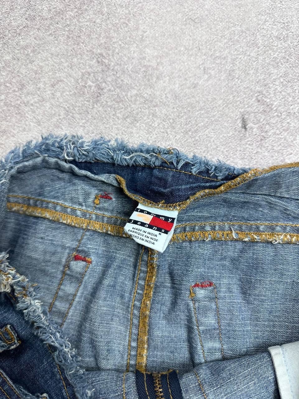 Tommy Hilfiger Vintage Tommy Hilfiger Deconstruct Avantgarde Shirt 28 Size 29" - 5 Thumbnail