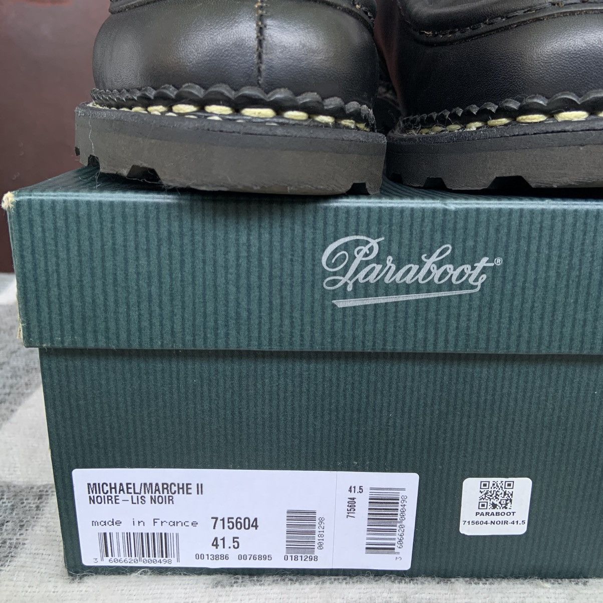 90sParaboot MICHAEL 旧タグ Paraboot Paraboot Michael Marche Shoe - Black Lisse Noir | Grailed