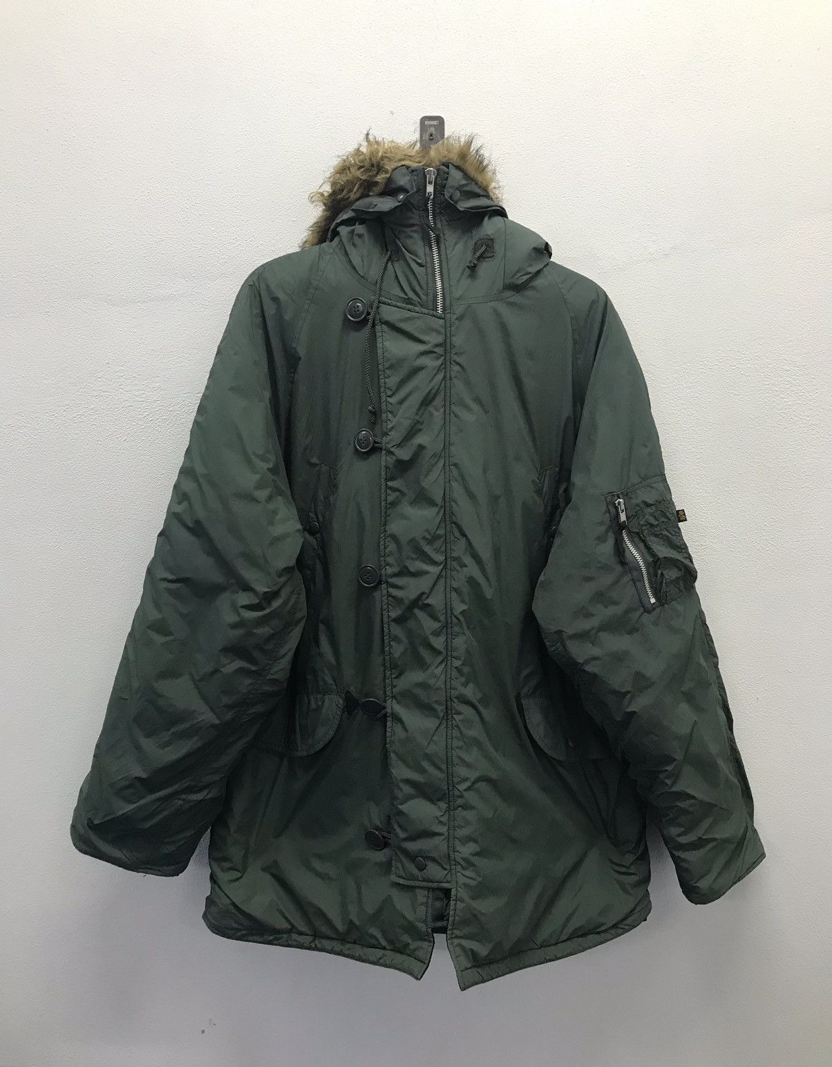 Alpha Industries × Vintage Vintage Alpha INDUSTRIES inc Parka Jacket Size US XL / EU 56 / 4 - 1 Thumbnail