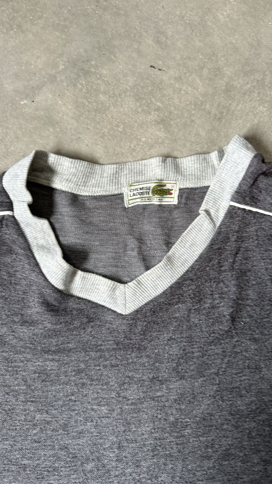 Lacoste VINTAGE CHEMISE LACOSTE SWEATSHIRT Size US XL / EU 56 / 4 - 5 Thumbnail