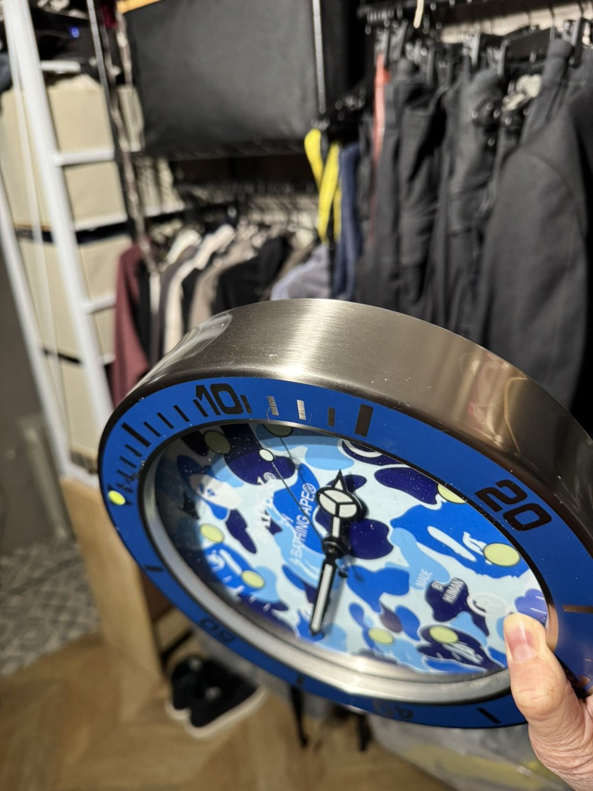 Bape BAPEX WALL CLOCK CAMOUFLAGE APE BATHING Size ONE SIZE - 6 Thumbnail