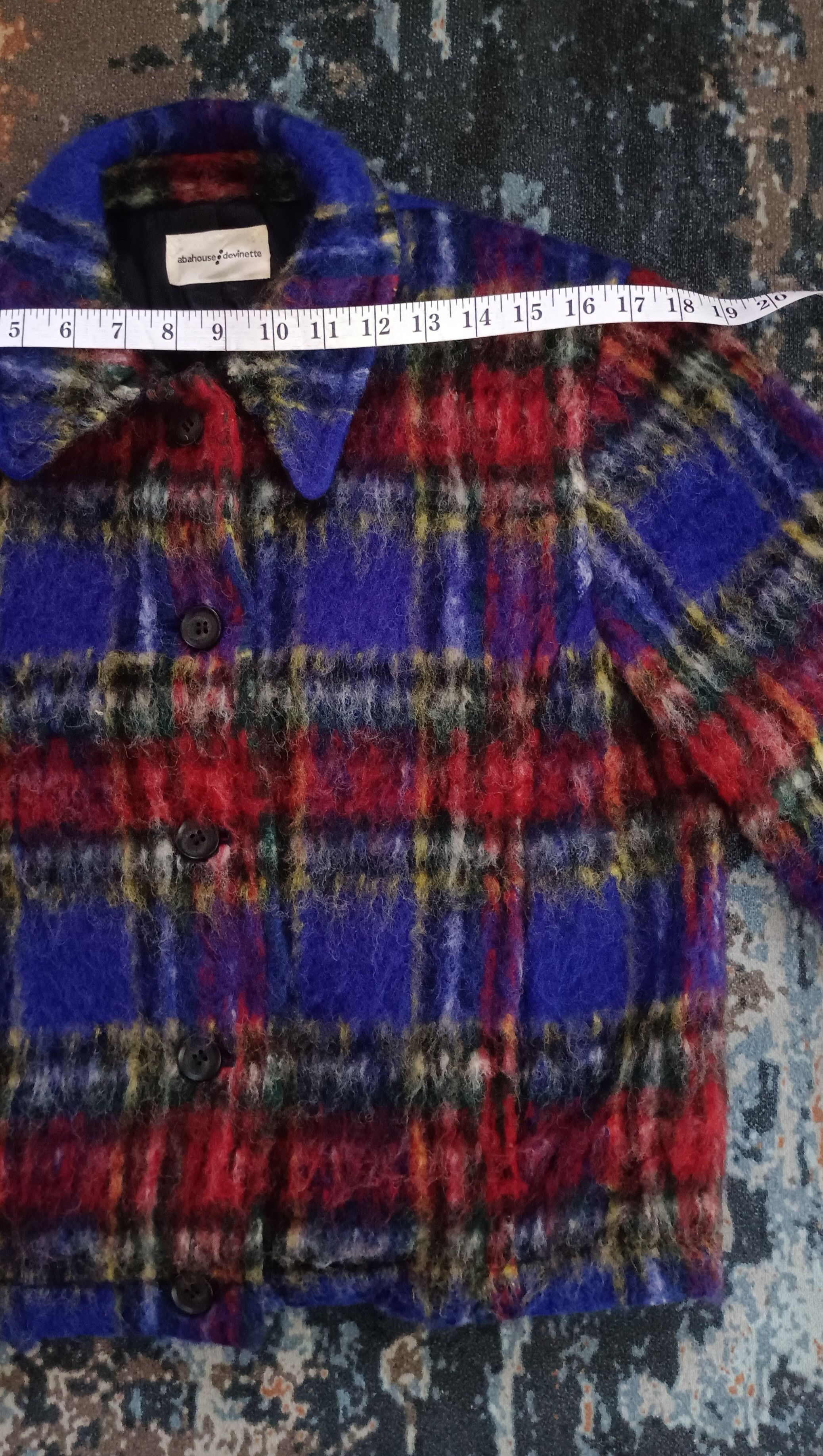 ABAHOUSE Vintage Abahouse Devinette Mohair Wool Jacket Size M / US 6-8 / IT 42-44 - 13 Thumbnail