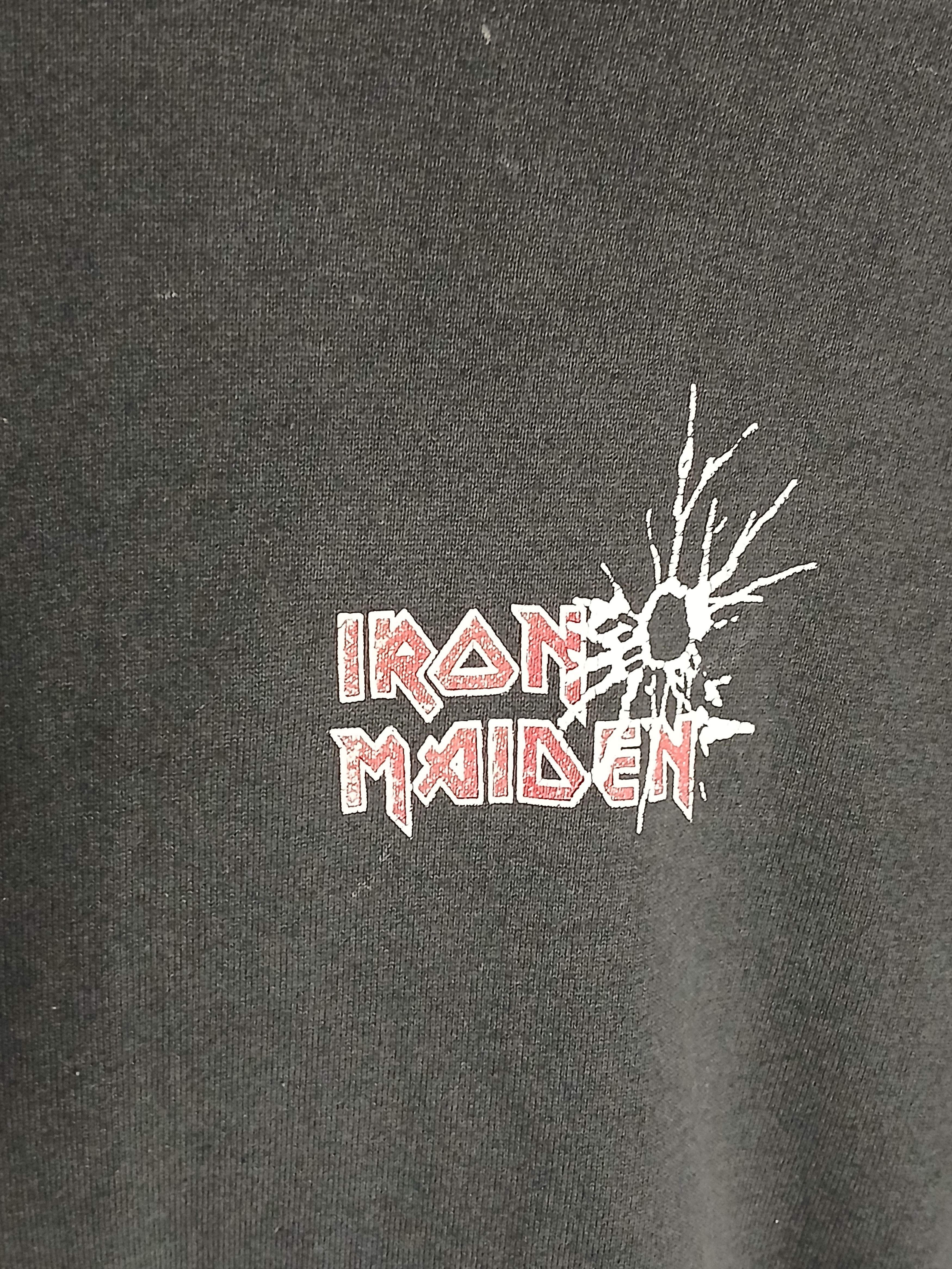 Band Tees × Iron Maiden × Vintage Vintage 2003 Iron Maiden Hoodie Size US XL / EU 56 / 4 - 4 Thumbnail