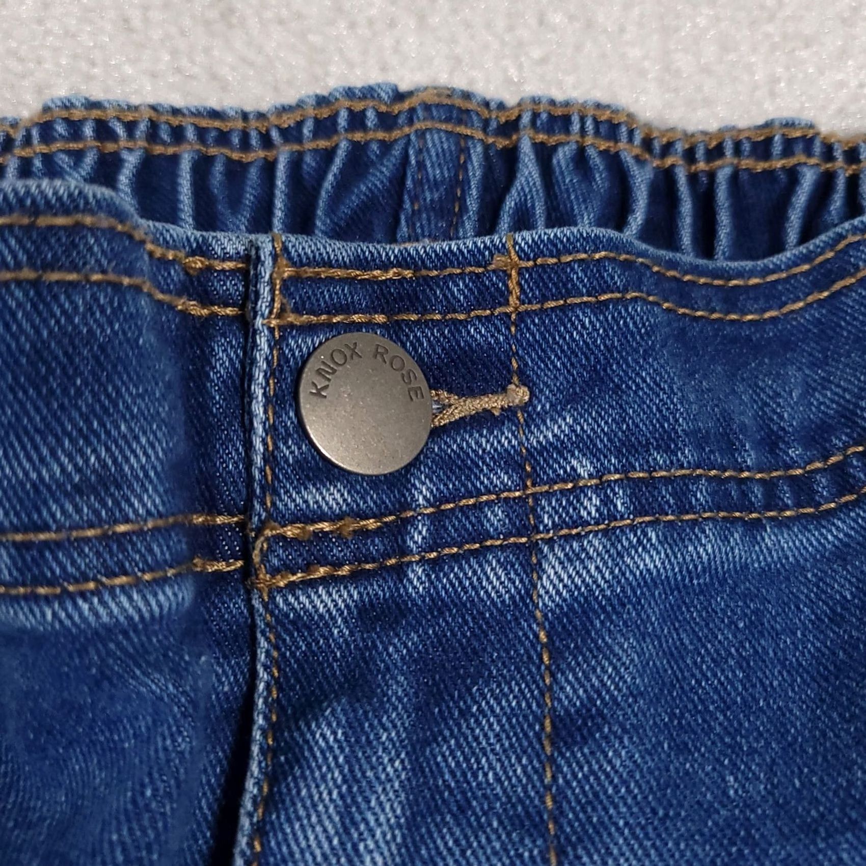 Vintage Knox Rose Jeans Women's 2X Plus Elastic Waist Straight Medium Wash 44X30 Jeans Size 40" / US 18 - 5 Thumbnail