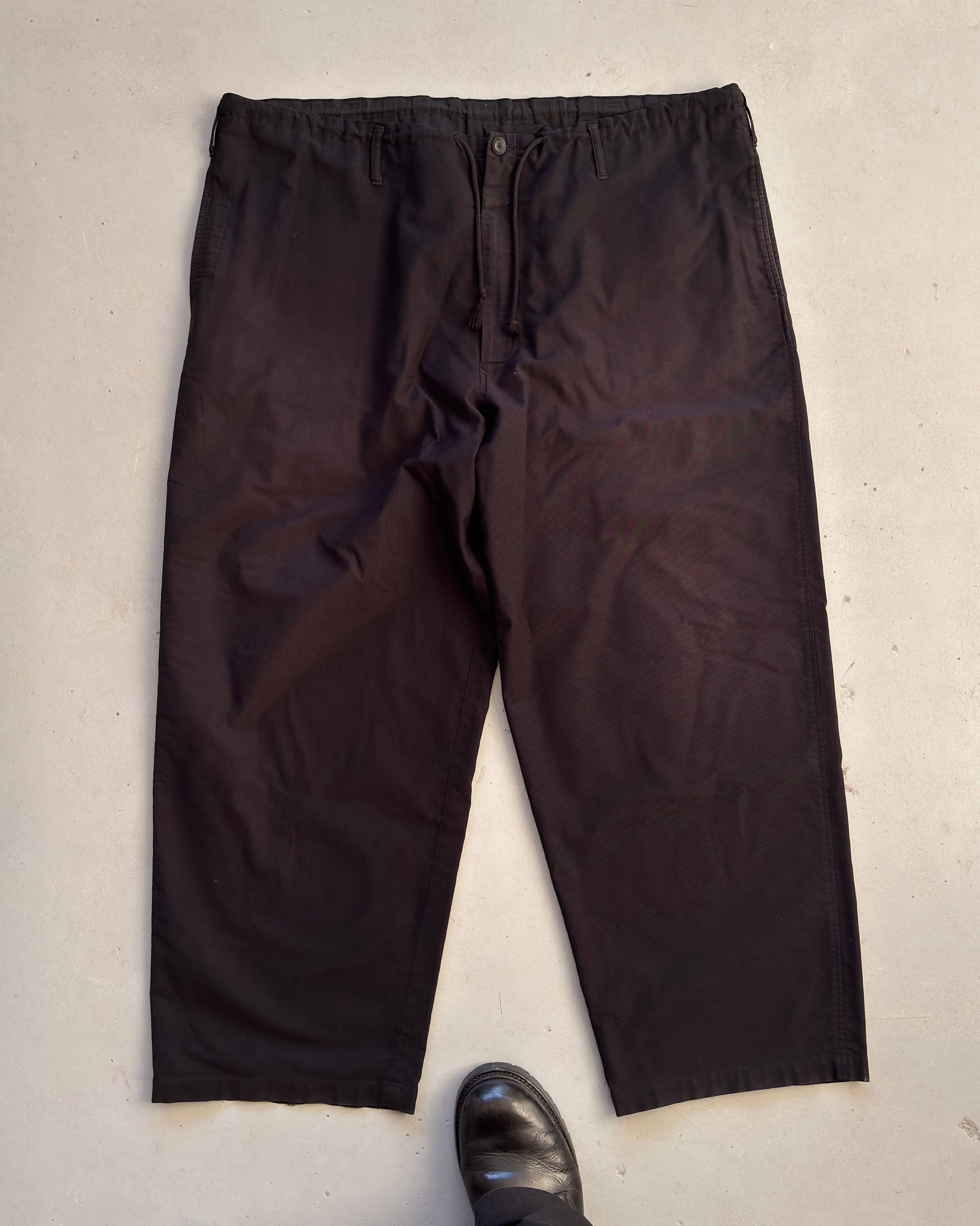 Yohji Yamamoto Yohji Yamamoto Drawstring Pants Navy Size US 34 / EU 50 - 7 Thumbnail