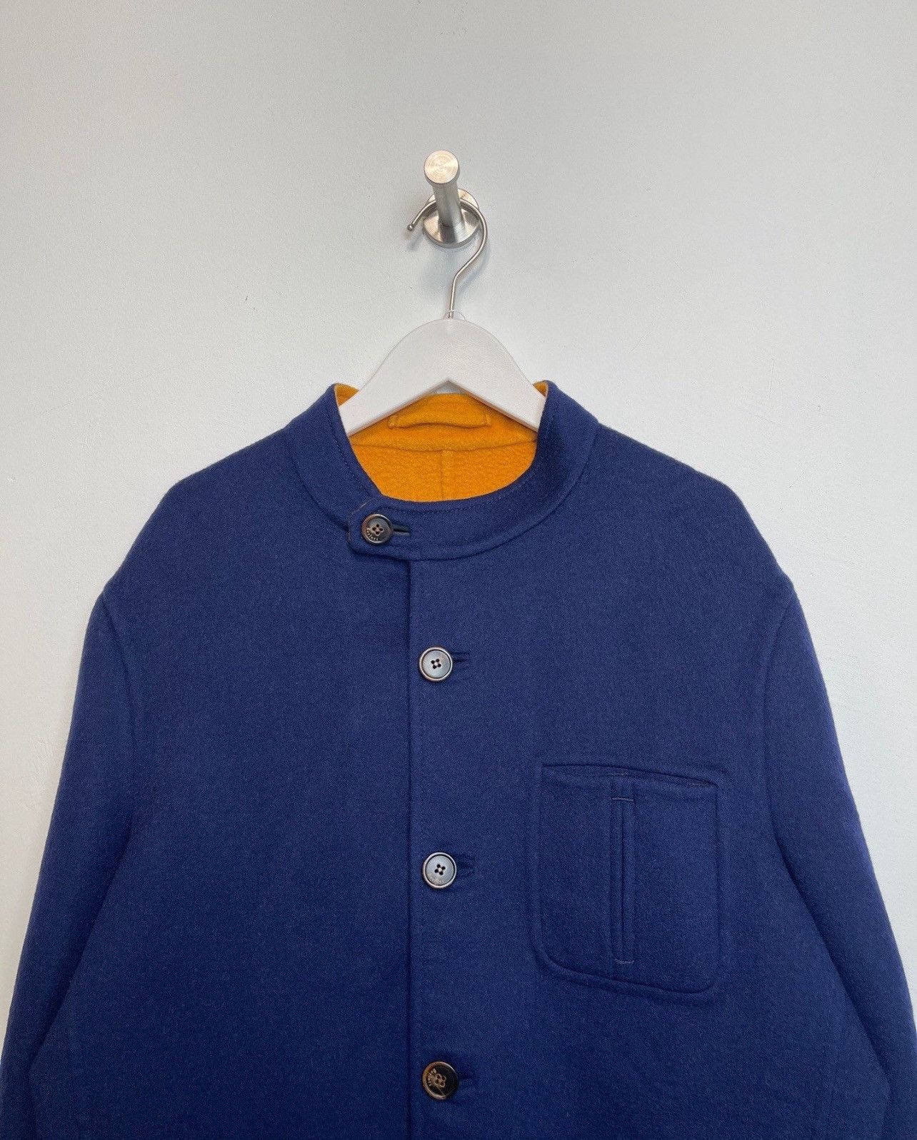 Berluti Berluti rare Forestiere in blue and gold double cashmere Size 50R - 3 Thumbnail