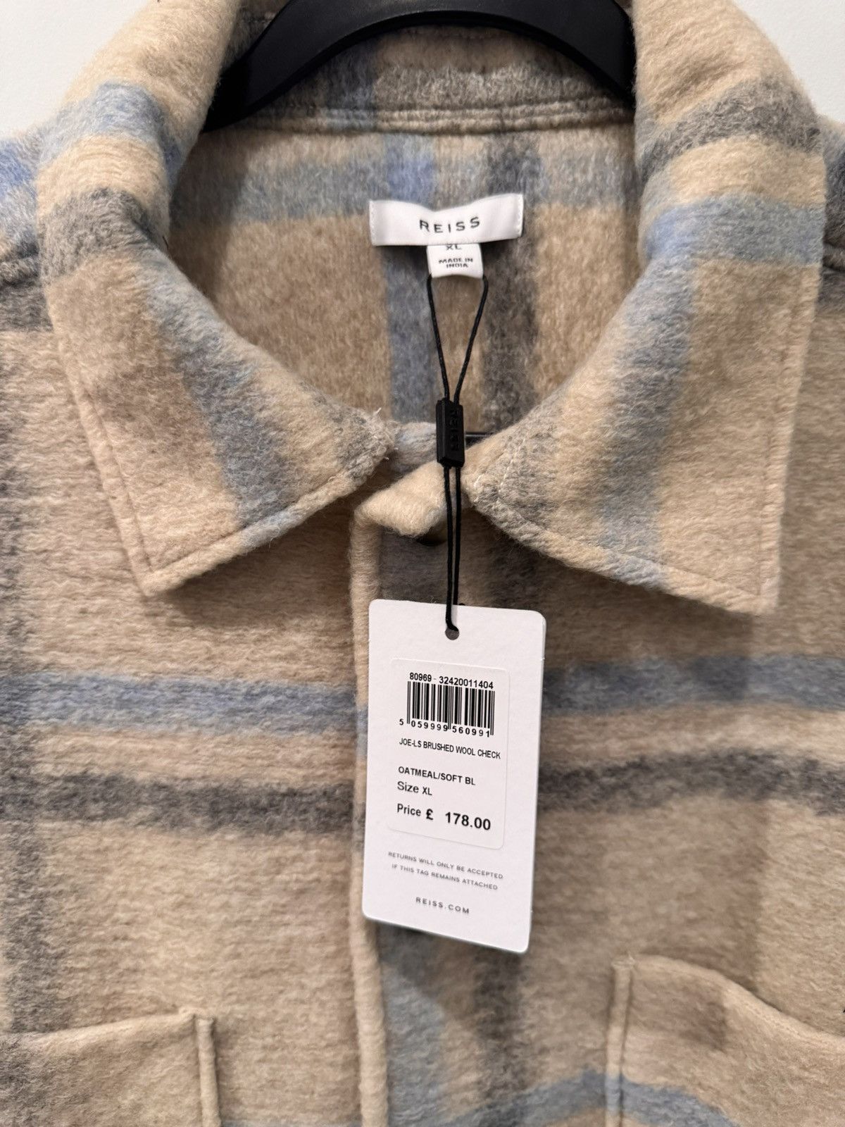 Reiss Reiss Flannel Overshirt - XL Size US XL / EU 56 / 4 - 3 Thumbnail