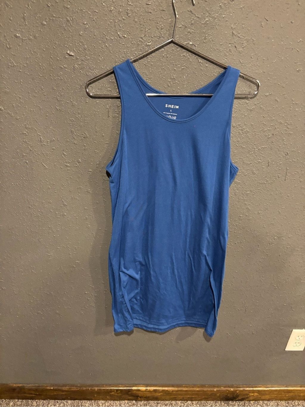 Shein SHEIN Blue Sleeveless Tank Top Midi Dress Size L / US 10 / IT 46 - 1 Thumbnail