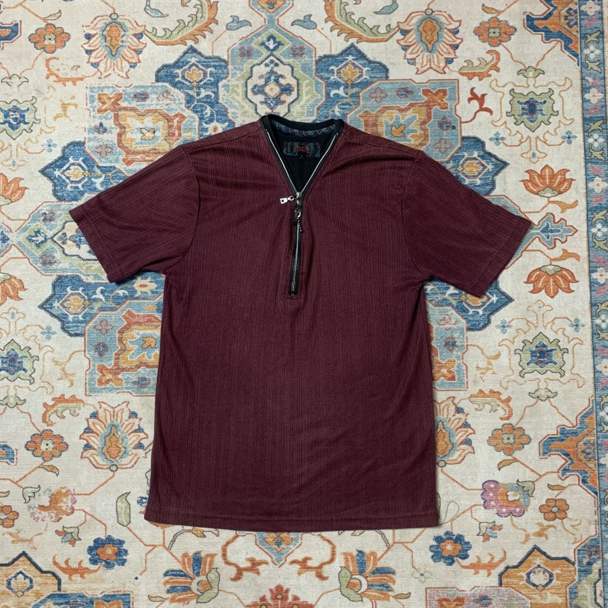 Japanese Brand 2000s Japanese archive Vkei triple zipper short sleeve Size US M / EU 48-50 / 2 - 5 Thumbnail