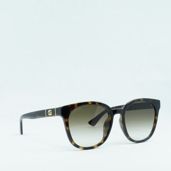 Gucci Gucci GG1122SA 002 Sunglasses Havana Square Frame, Brown Size ONE SIZE - 1 Thumbnail