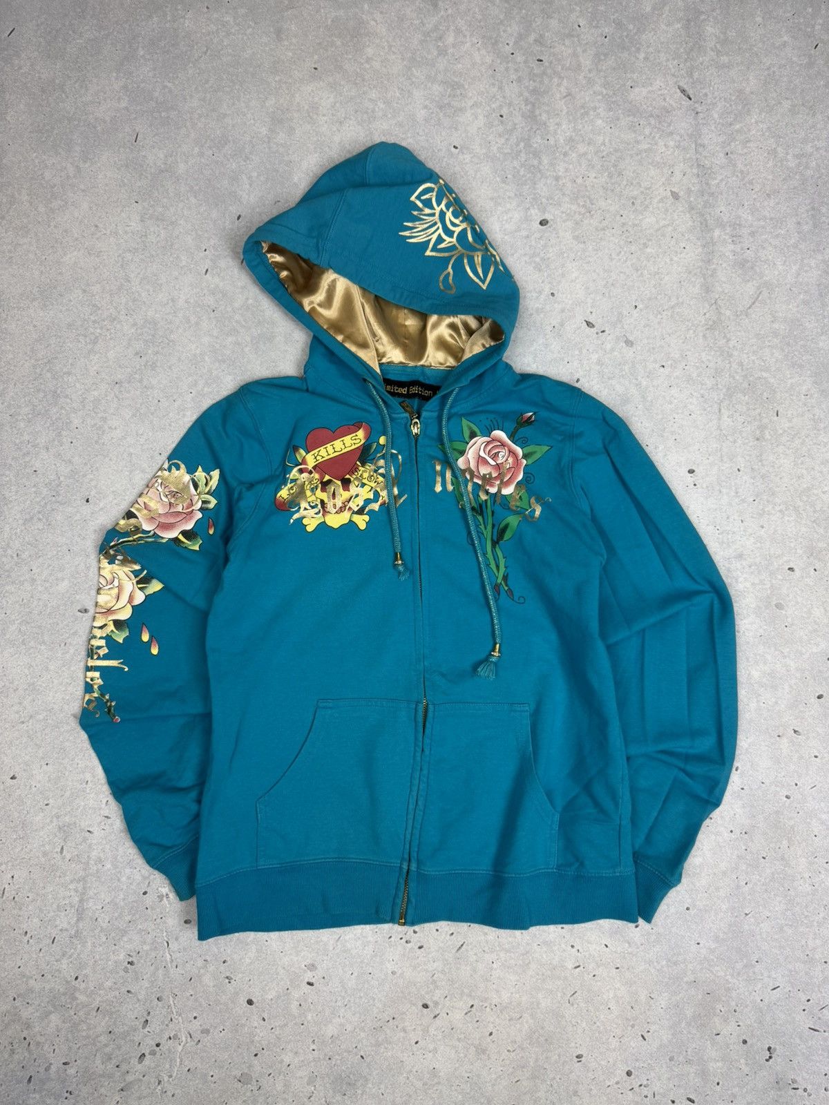 If Six Was Nine If Six Was Nine Avant Garde Ed Hardy Style Zip Hoodie Size M / US 6-8 / IT 42-44 - 1 Thumbnail