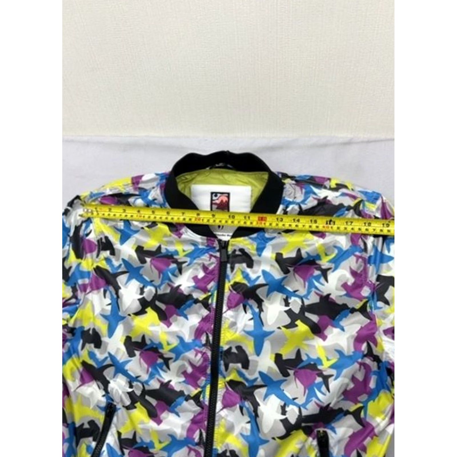 Trussardi Trussardi Jeans Bomber Jacket XXL Men Multicolor Shark Print Long Sleeve Size US XXL / EU 58 / 5 - 6 Thumbnail