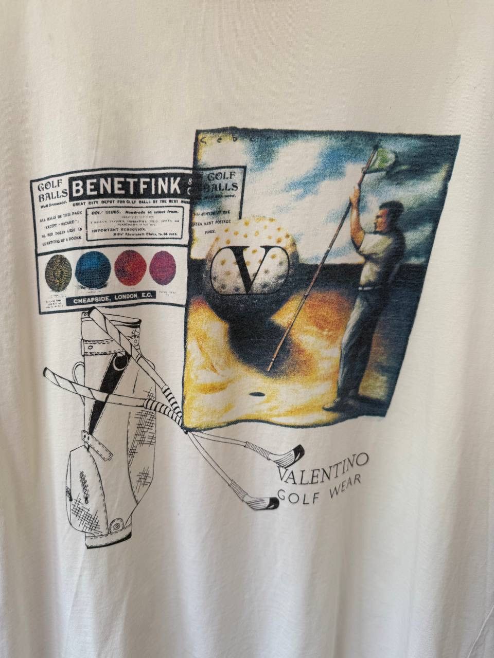 Valentino Vintage Valentino Sport Printed T-Shirt Size US L / EU 52-54 / 3 - 3 Thumbnail