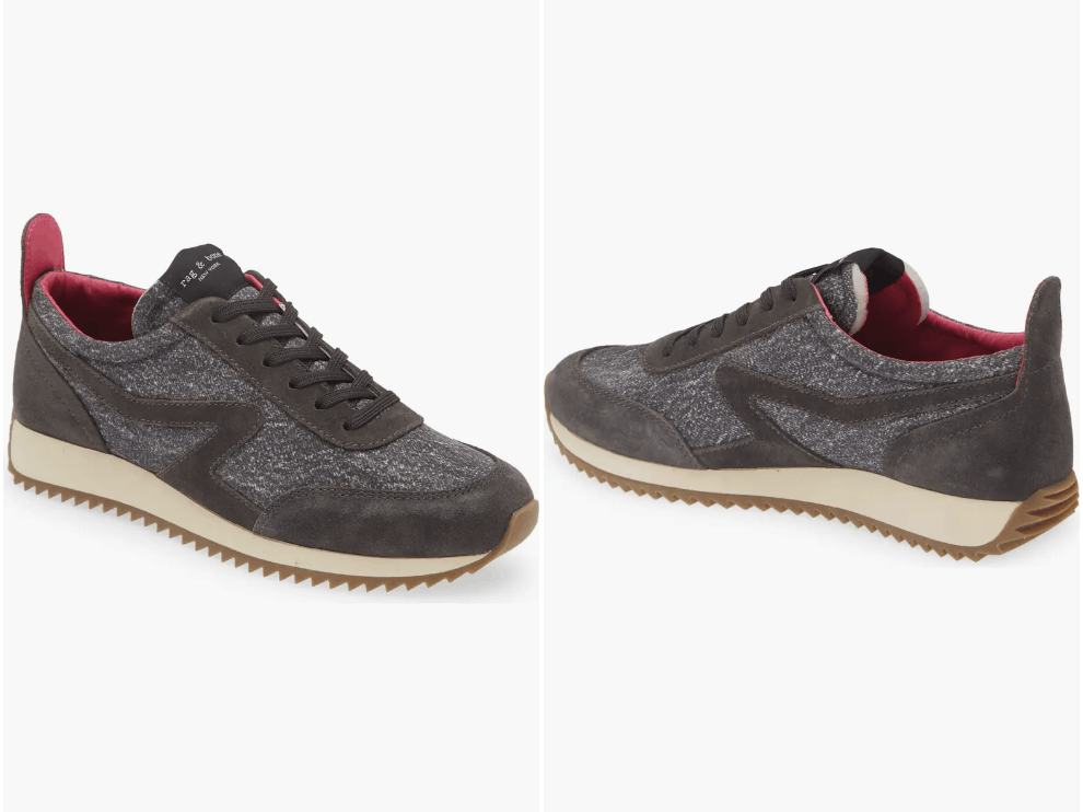 Rag & Bone Rag & Bone Retro Runner Trainer In Grey Denim ( 38 ) Size US 8 / IT 38 - 2 Thumbnail