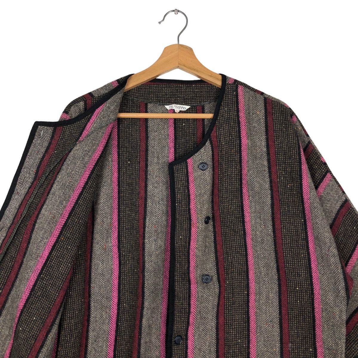 Japanese Brand 🔥Vintage Striped Jacket Hoodie Toyo Japan Inspire Kapital Size US M / EU 48-50 / 2 - 11 Thumbnail