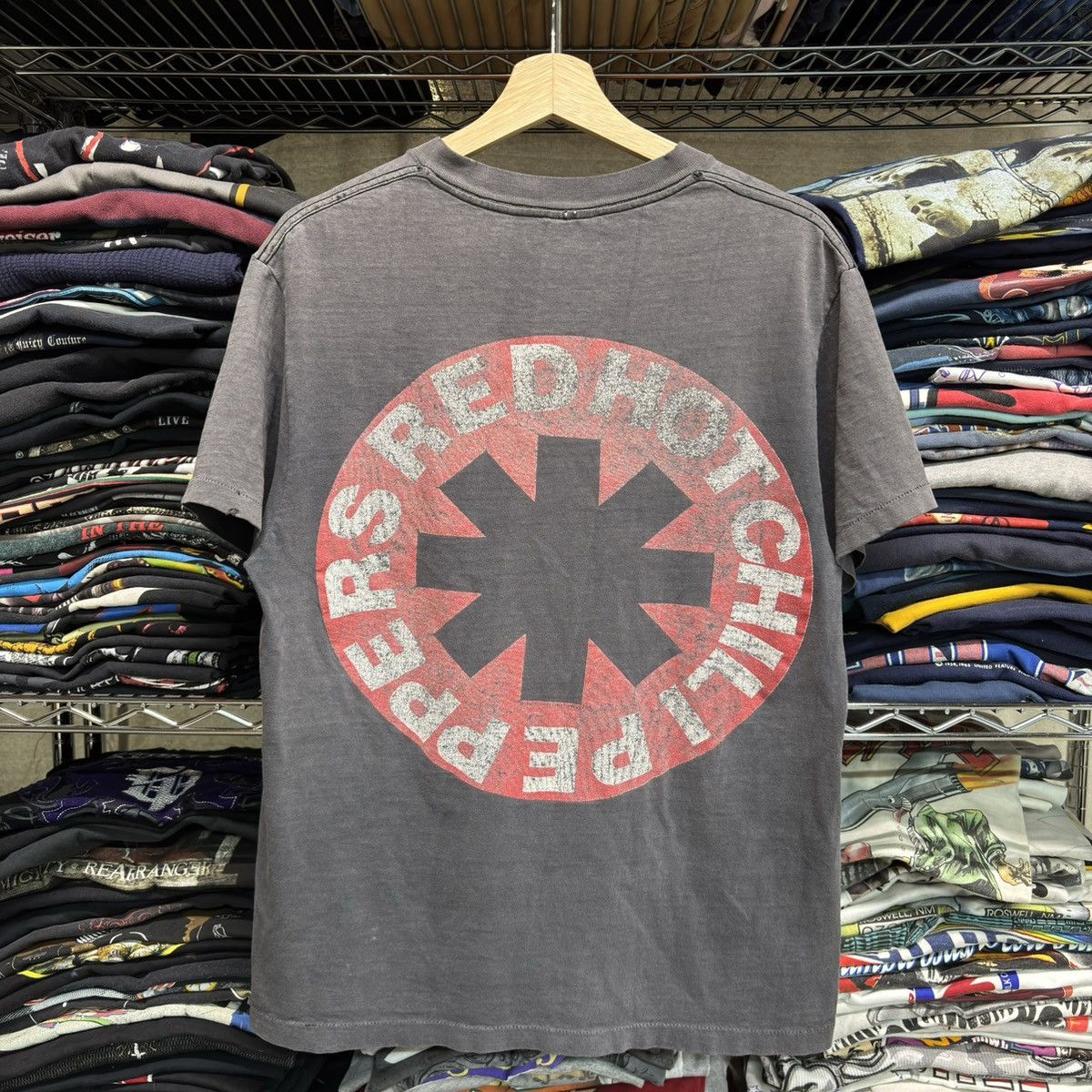 Band Tees RARE 1990 Red Hot Chili Peppers Picasso funky monks band tee Size US L / EU 52-54 / 3 - 6 Thumbnail