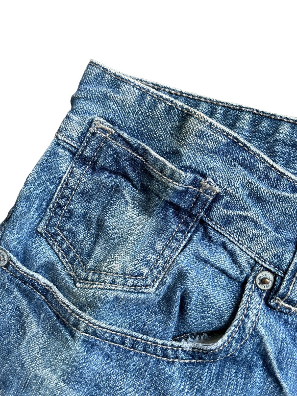 JNCO × Rocawear Rocawear R+ Classic Fit Faded Denim Size US 37 - 6 Thumbnail
