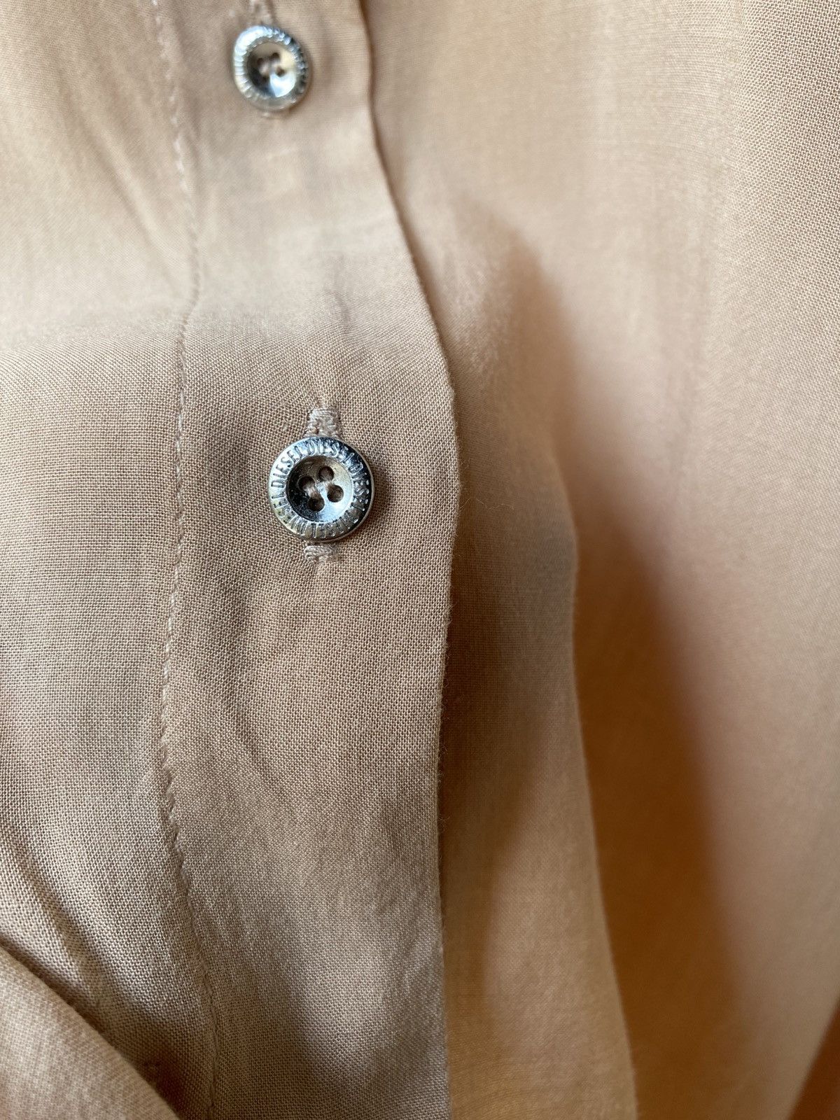 Diesel DIESEL Beige Oversized Button-Up Shirt Size M / US 6-8 / IT 42-44 - 16 Thumbnail