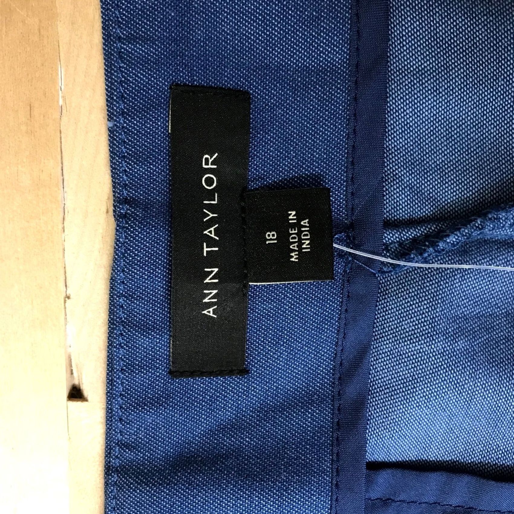 Ann Taylor Ann Taylor Blue Wide Leg Trousers Side Zip Career Pants XL Regular Women Men? Size US 36 / EU 52 - 7 Thumbnail