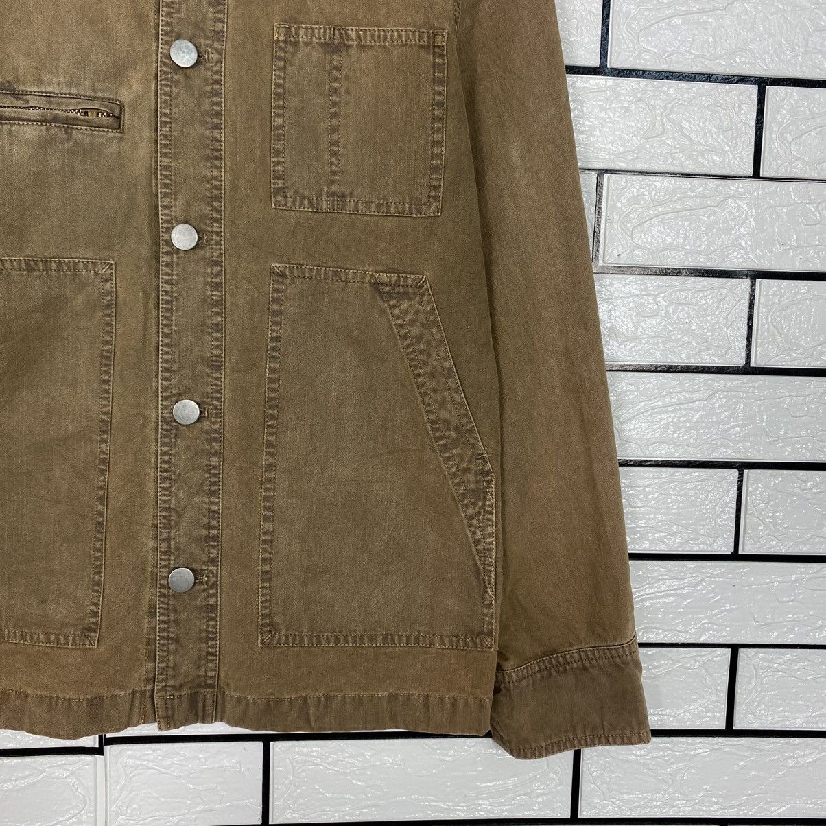 Japanese Brand 📌Vintage Hickory Chore Jacket Majestic Lagon Issey Miyake Size US M / EU 48-50 / 2 - 6 Thumbnail