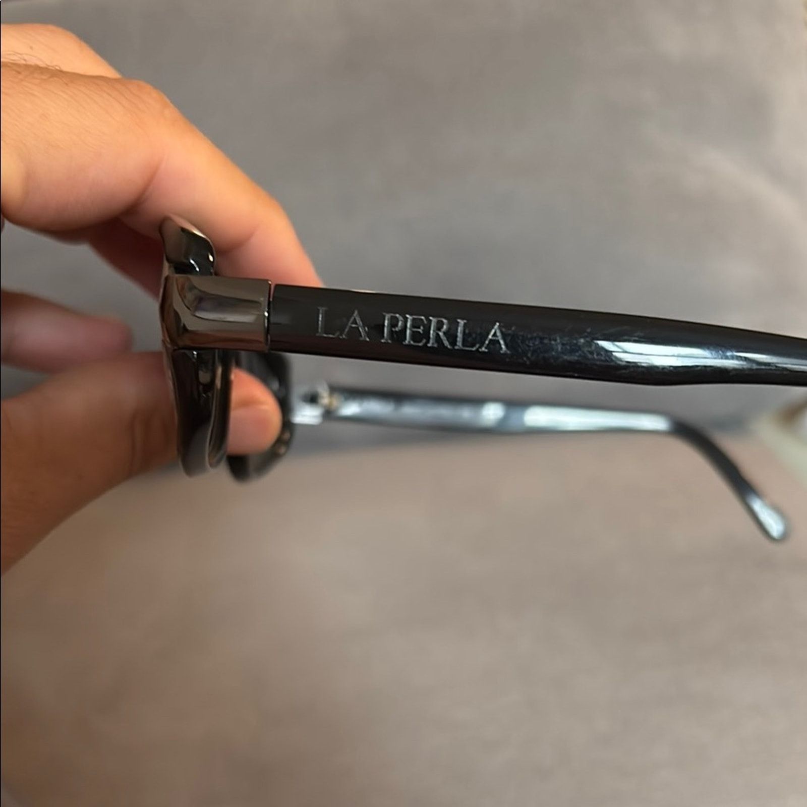 La Perla La Perla Elegant Black Sunglasses Size ONE SIZE - 2 Thumbnail