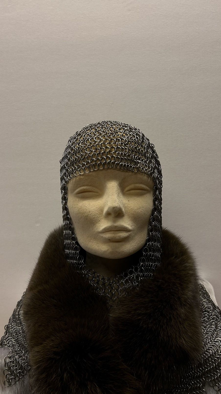 Brown Fox Fur Scarf