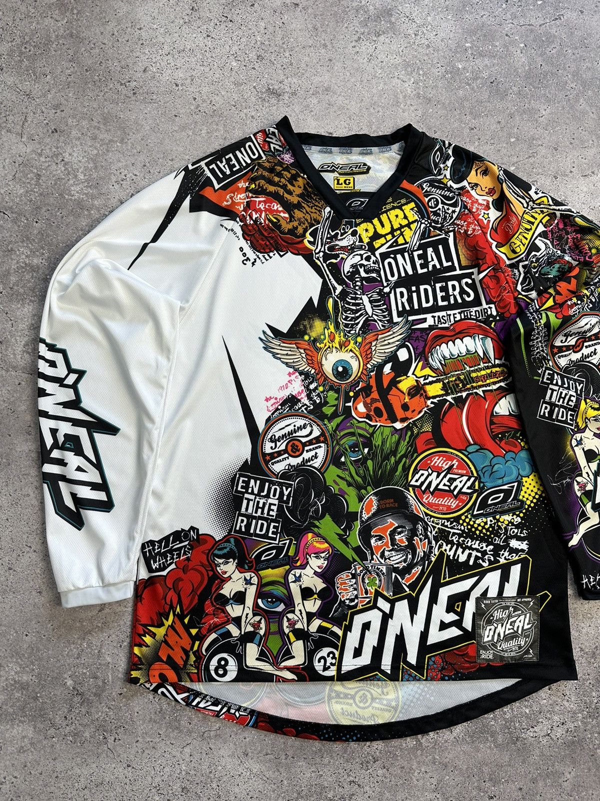 O'Neill Vintage O’neal Mayhem Motocross Racing Jersey Fox Y2K Size US L / EU 52-54 / 3 - 2 Thumbnail