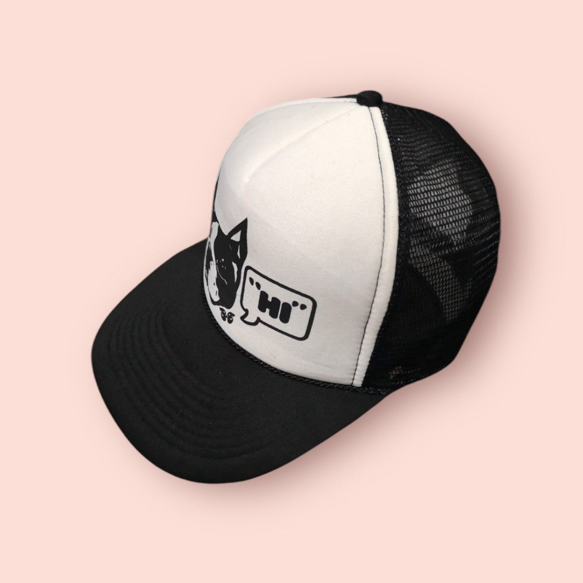 Otto × Vintage JAPAN STREETWEAR RARE DESIGN DOG LOGO TRUCKER HAT BY OTTO Size ONE SIZE - 4 Thumbnail