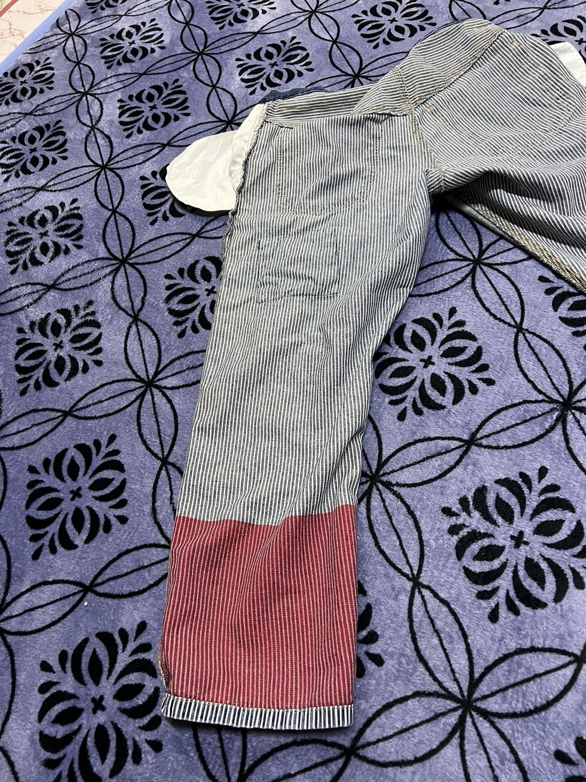 Peanuts × Vintage PEANUTS - Patchwork jeans Size 30" / US 8 / IT 44 - 4 Thumbnail
