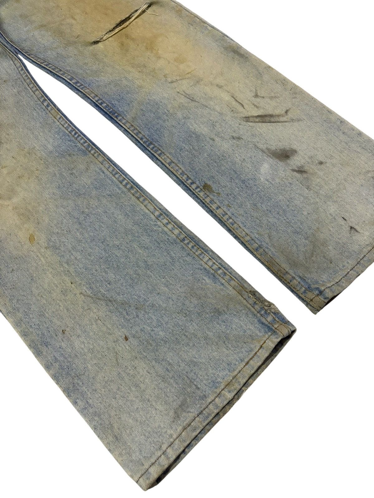 Levi's Vtg 80s Raw Levis 517 Orange Tag Distressed Jeans Size US 31 - 3 Thumbnail