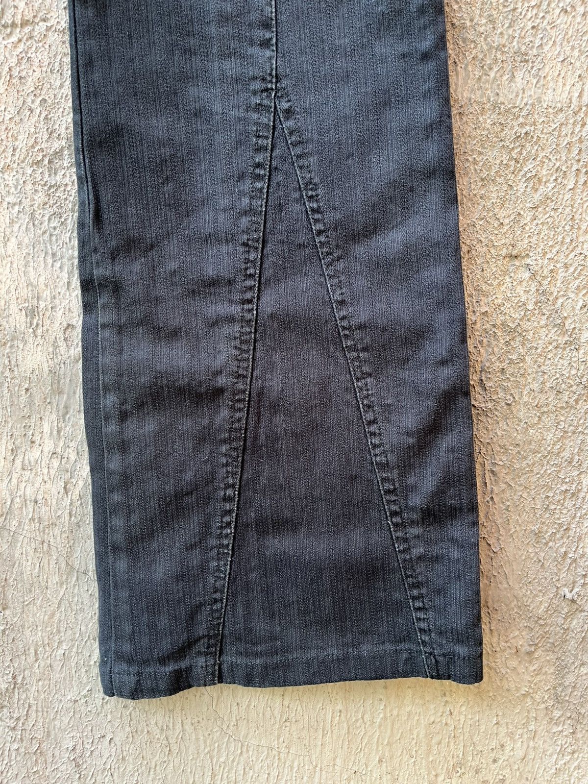 Japanese Brand Semanticdesign black washed Flare Pant ifsixwasnine Size US 32 / EU 48 - 8 Thumbnail