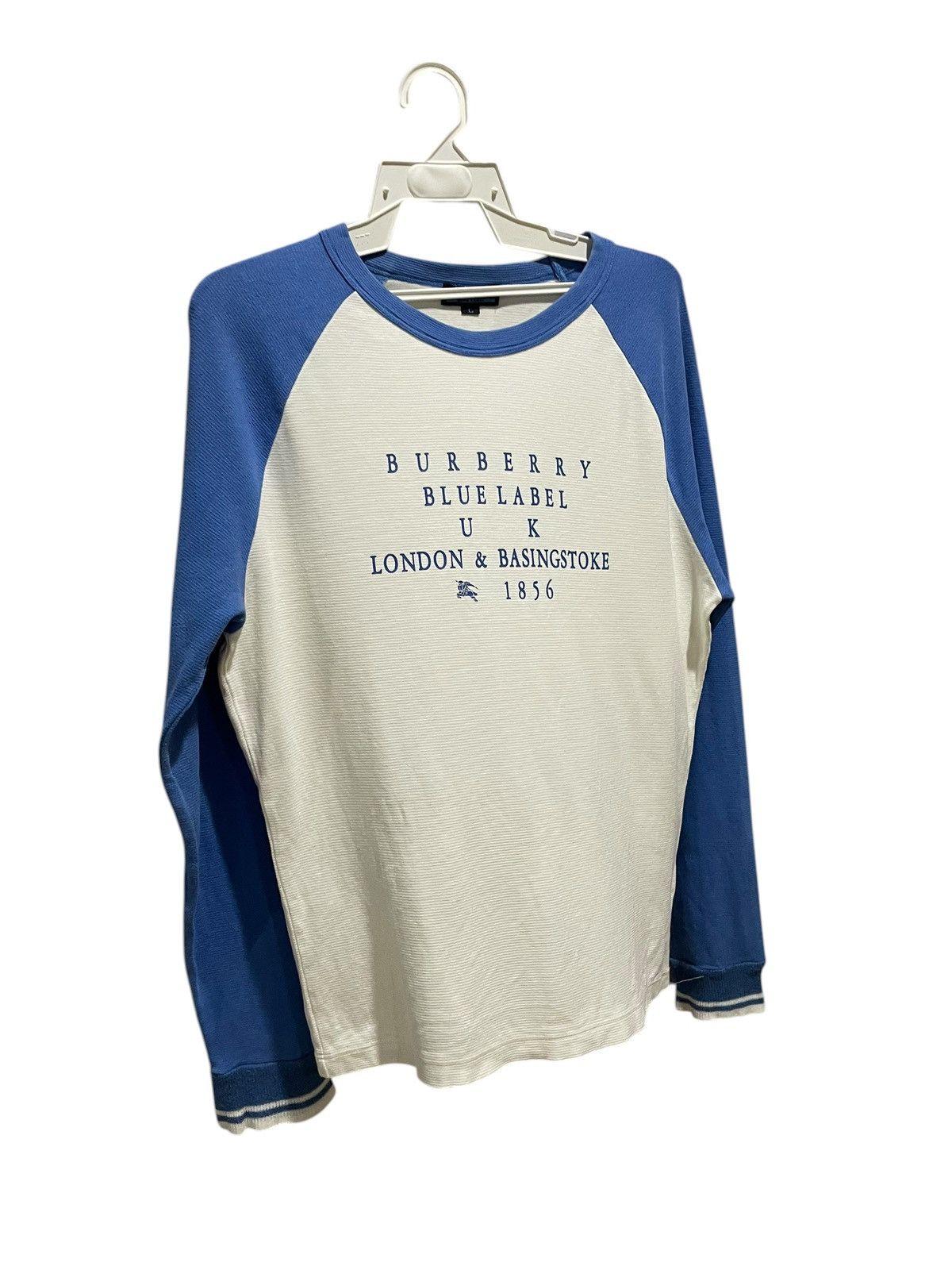 Burberry Retro💥 90s Burberry Blue Label Jersey Size L / US 10 / IT 46 - 1 Thumbnail
