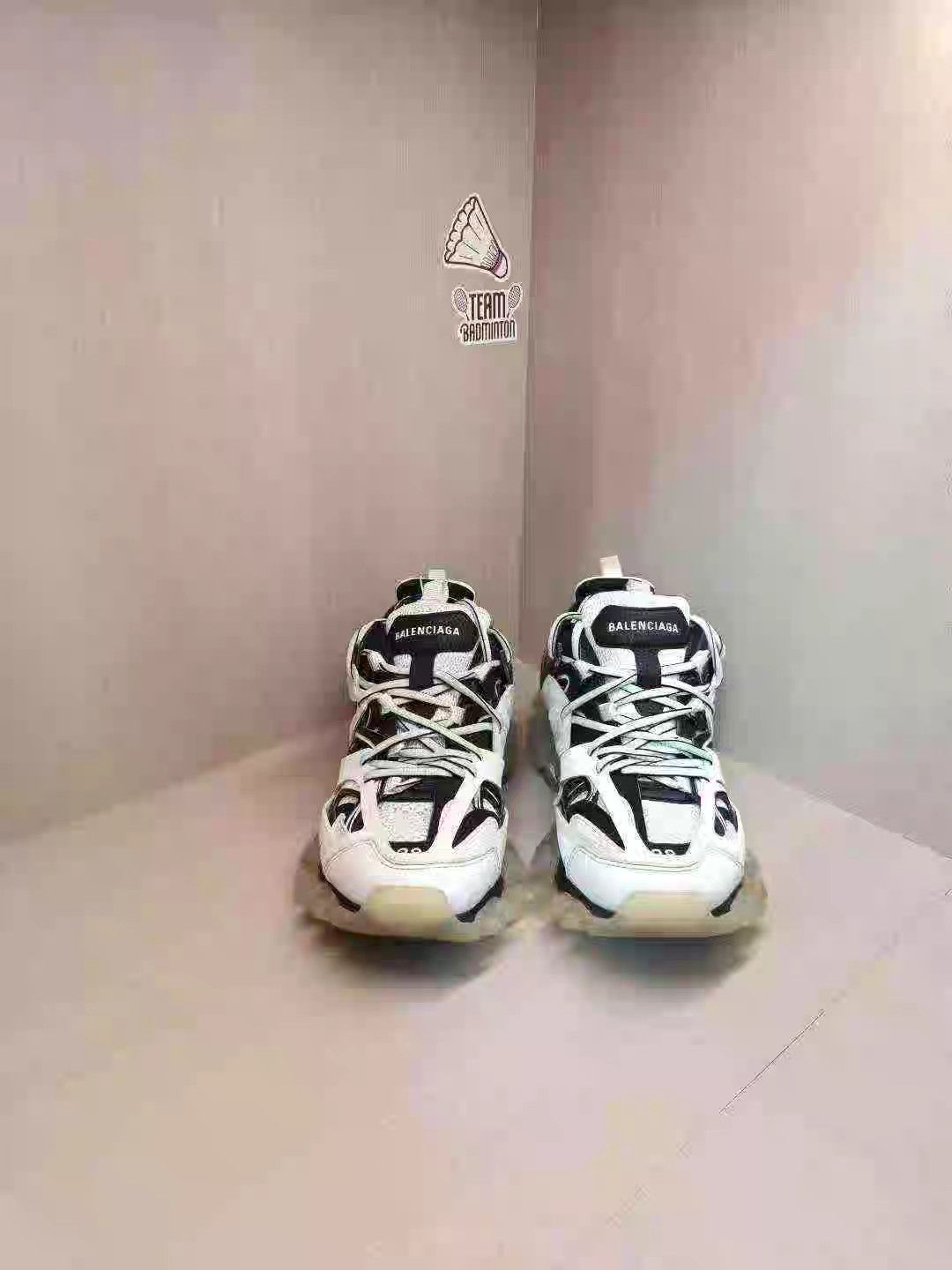 Balenciaga Balenciaga Track Black & White Transparent Sneakers K15 Size US 8 / IT 38 - 2 Thumbnail