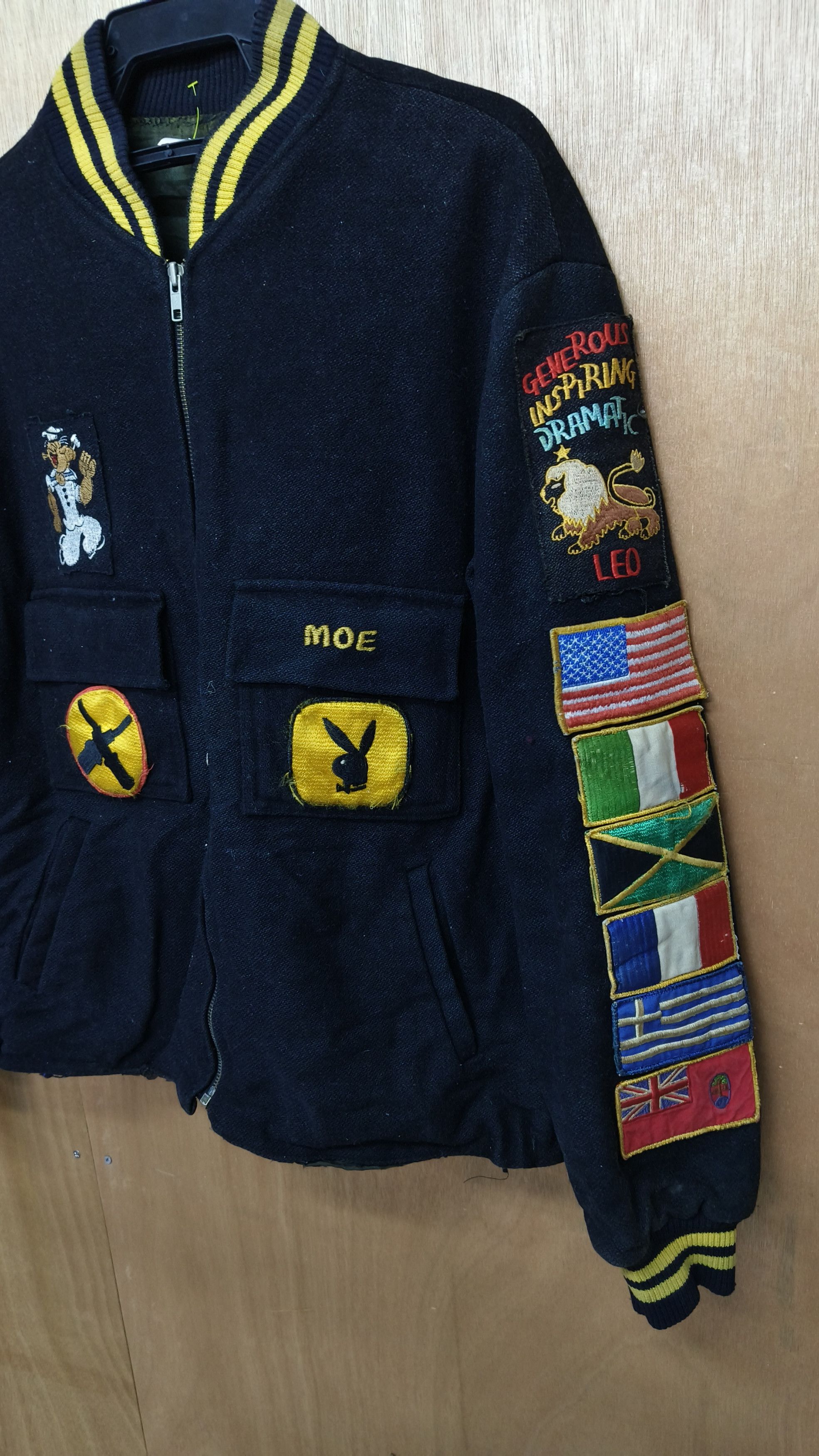 Other Vintage 1987 US Navy Med Cruise Wool Combat Patch 80s Size US XL / EU 56 / 4 - 4 Thumbnail