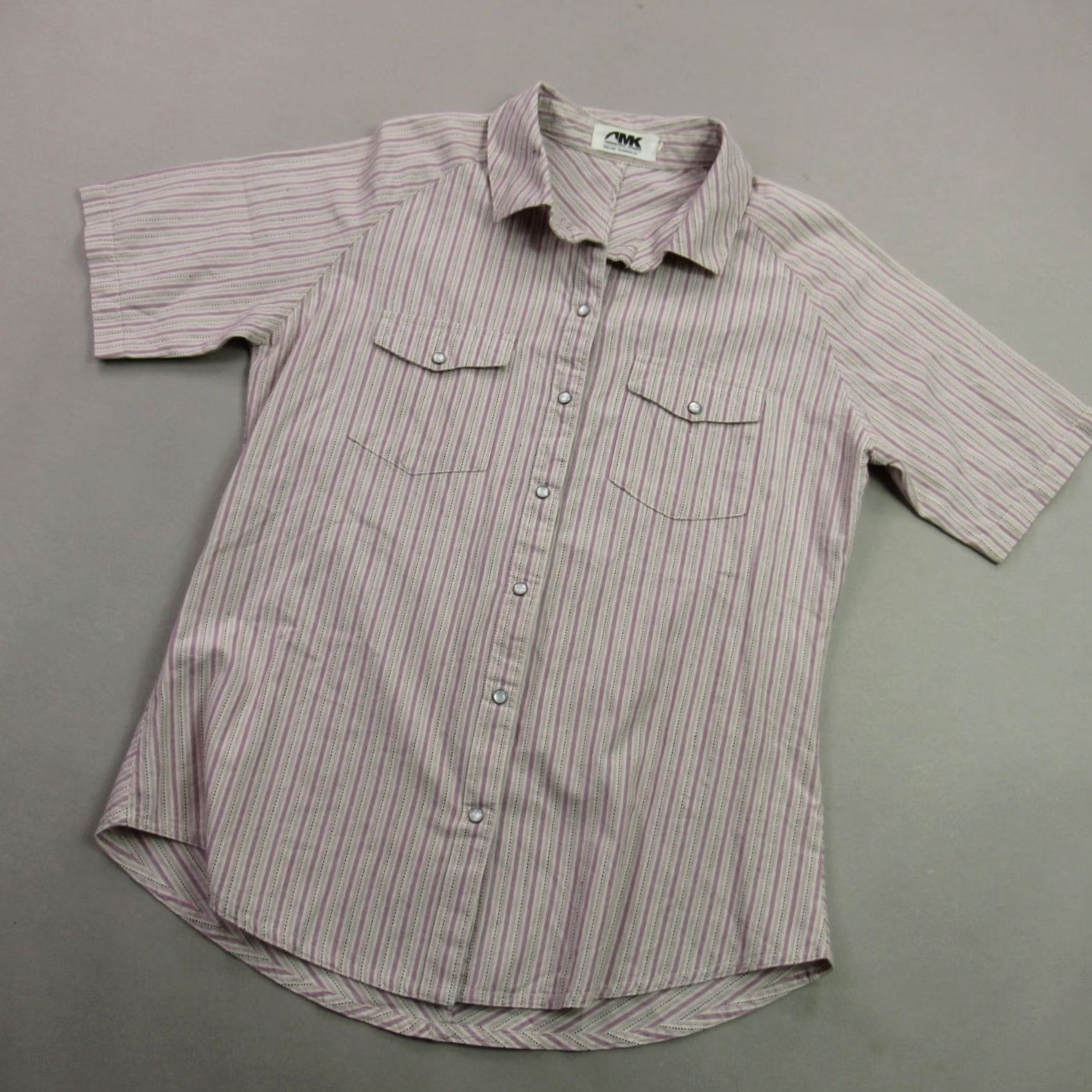 Mountain Khakis Mountain Khakis Shirt Womens M Short Sleeve Snap Front Outdoor Stripes Casual Size M / US 6-8 / IT 42-44 - 2 Thumbnail