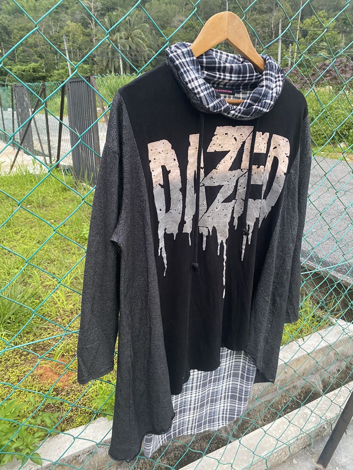 Japanese Brand Algonquins DAZER spellout reconstructed punk shirts Size XL / US 12-14 / IT 48-50 - 5 Thumbnail