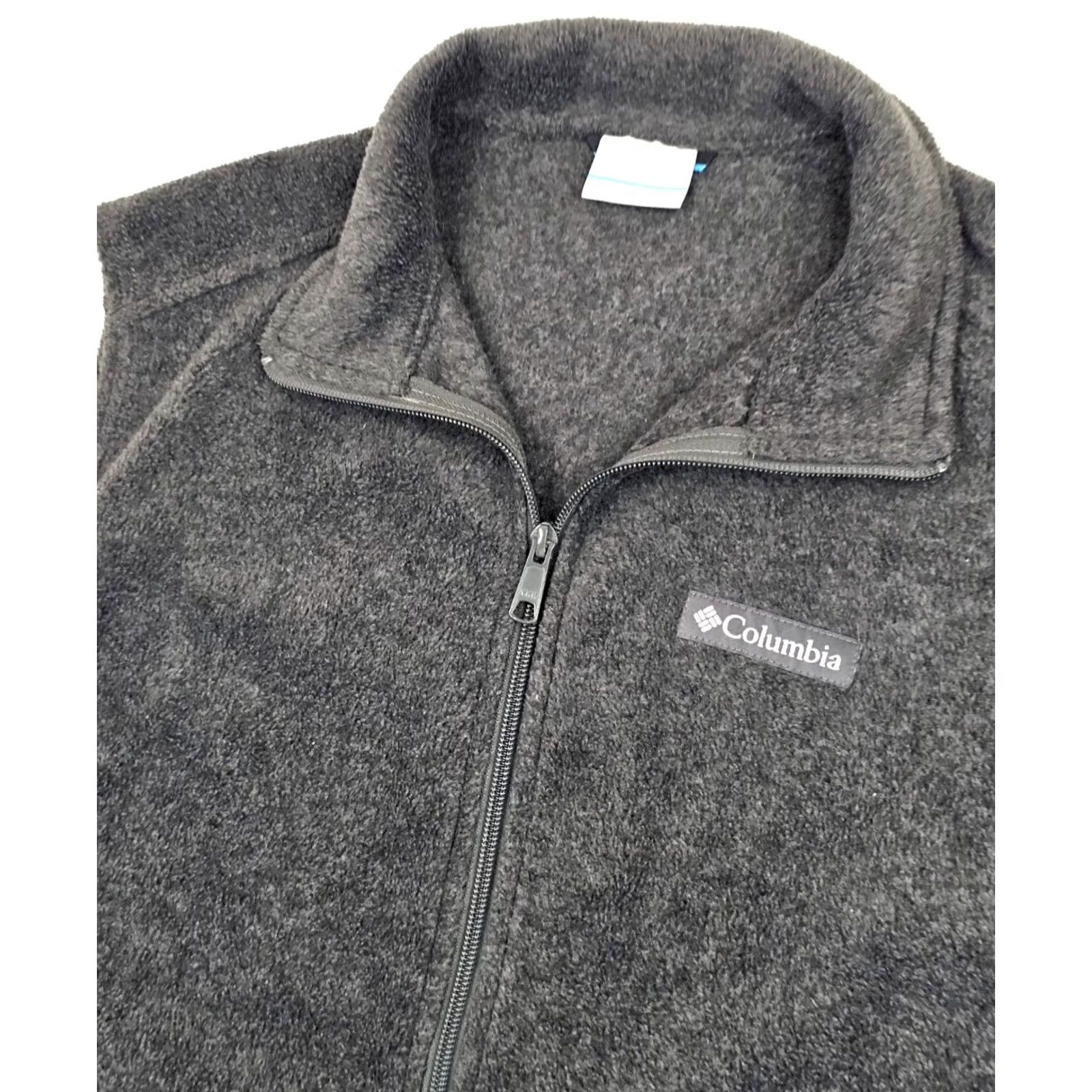 Vintage Columbia Vest Men M Gray Full Zip Mock Neck Fleece Outdoor EUC Outdoor - Columbia Vest Men M Gray Full Zip Mock Neck Fleece Outdoor EUC Size US M / EU 48-50 / 2 - 2 Thumbnail