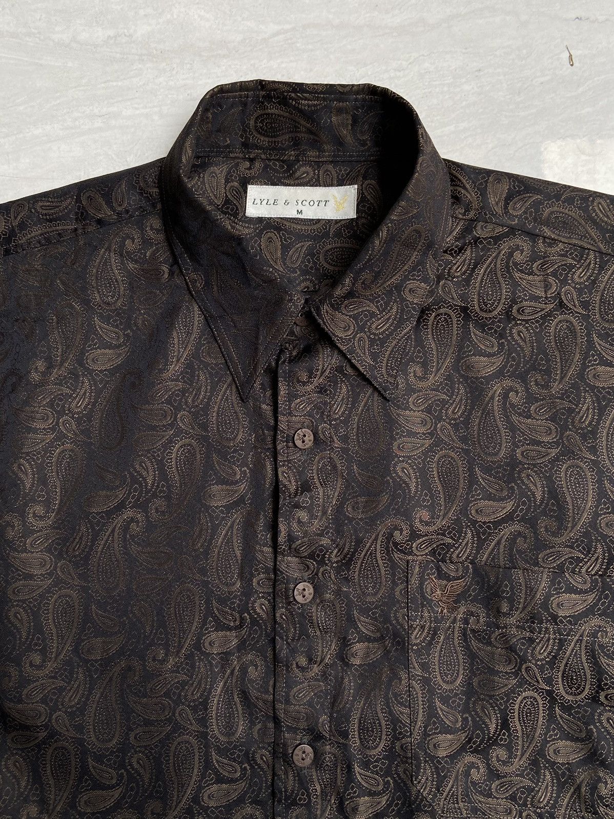 Designer × Lyle & Scott LYLE & SCOTT Motive Shirt Size US S / EU 44-46 / 1 - 9 Thumbnail