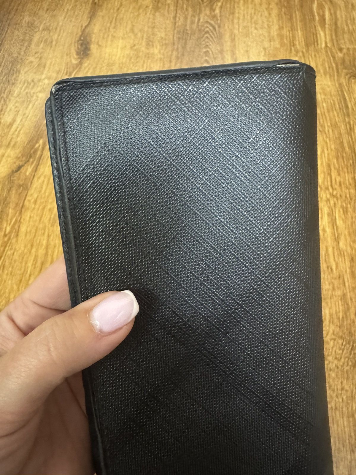 Burberry BURBERRY BIFOLD LEATHER BLACK-GRAY LARGE WALLET FULL SET Size ONE SIZE - 11 Thumbnail