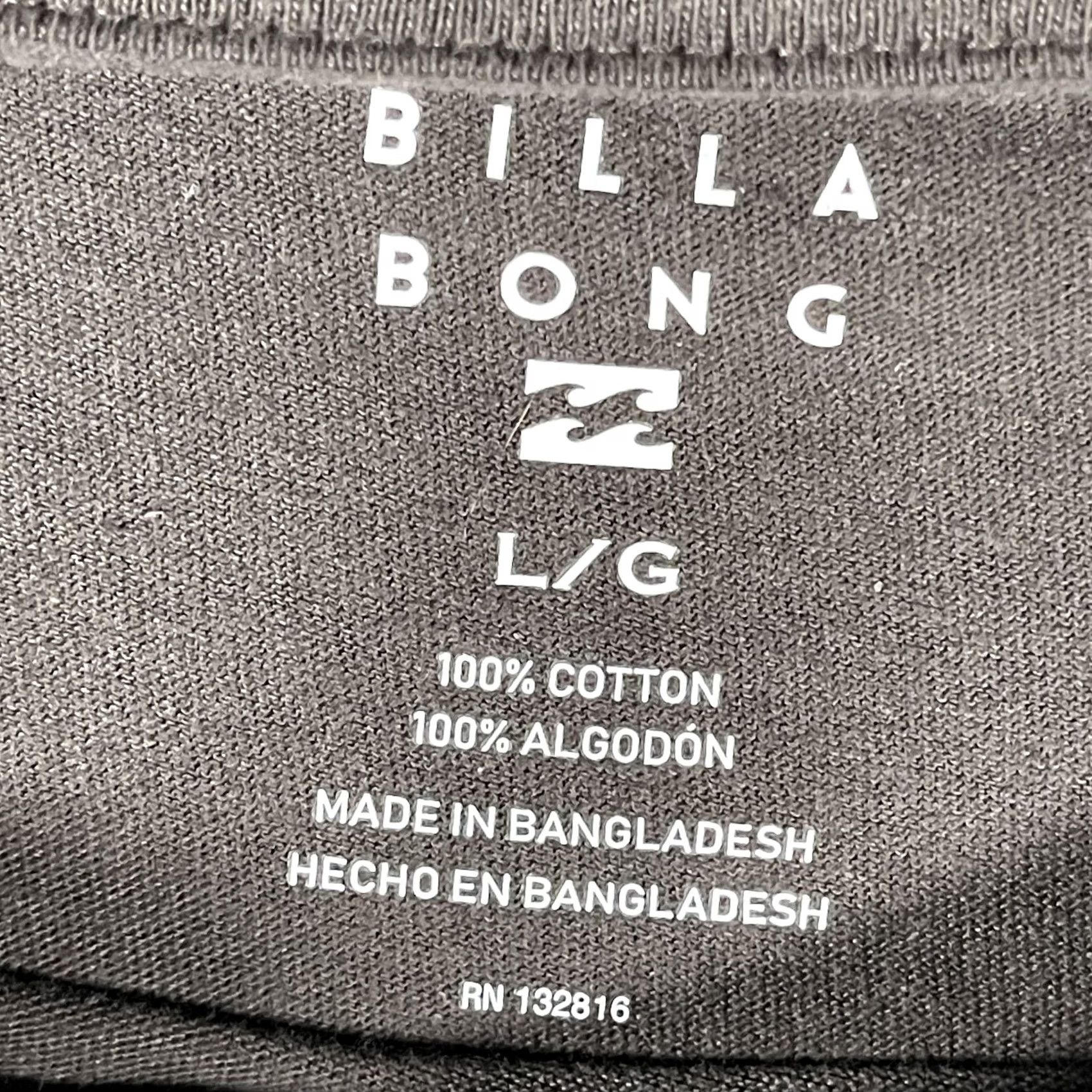 Billabong VINTAGE BILLABONG Shirt Mens Large Brown Mountain River Graphic Tee Surf Nature Outdoors Size US L / EU 52-54 / 3 - 5 Thumbnail