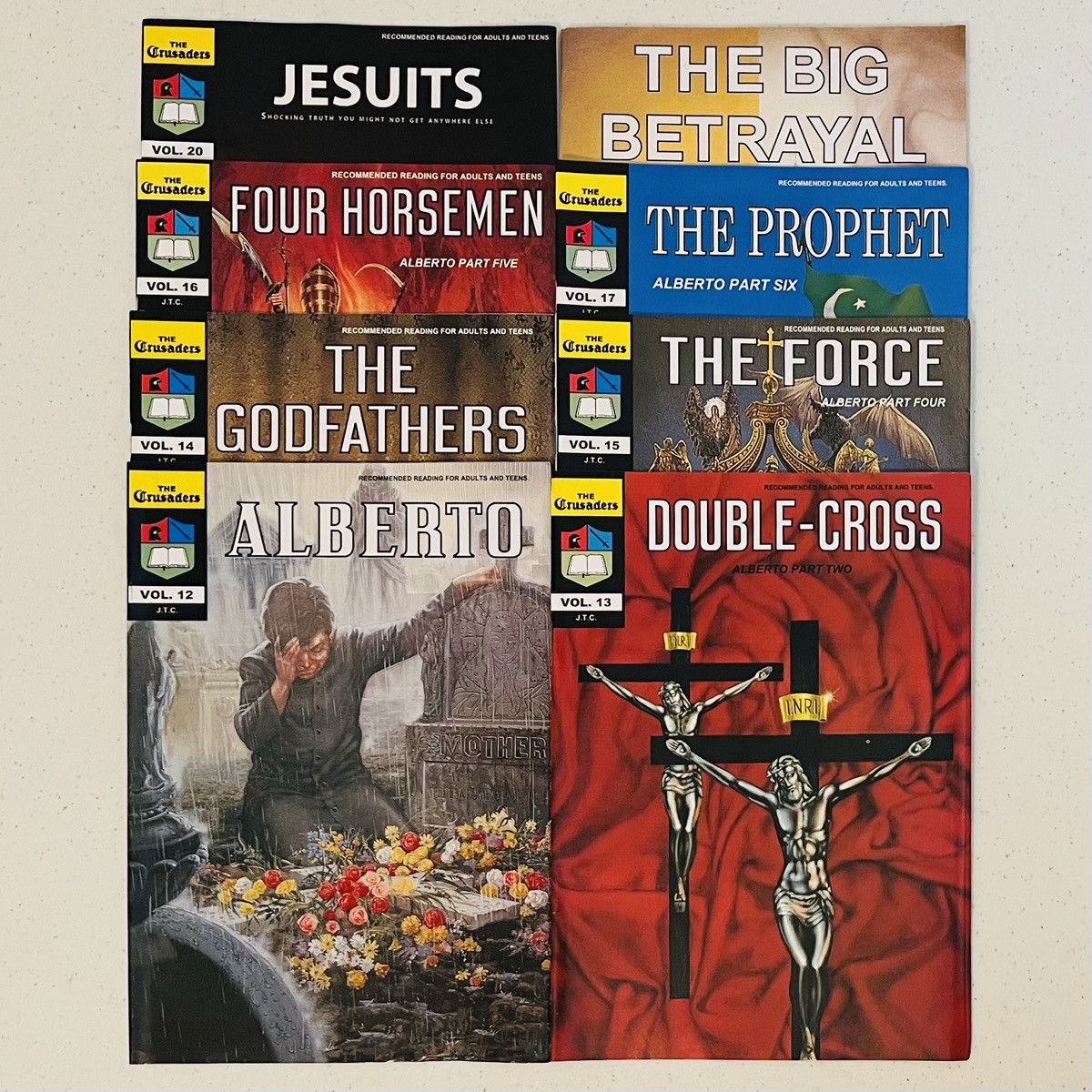 Other ALBERTO SERIES PACK - Set Of 8 Comics by Jack T Chick *NEW* Size ONE SIZE - 1 Thumbnail