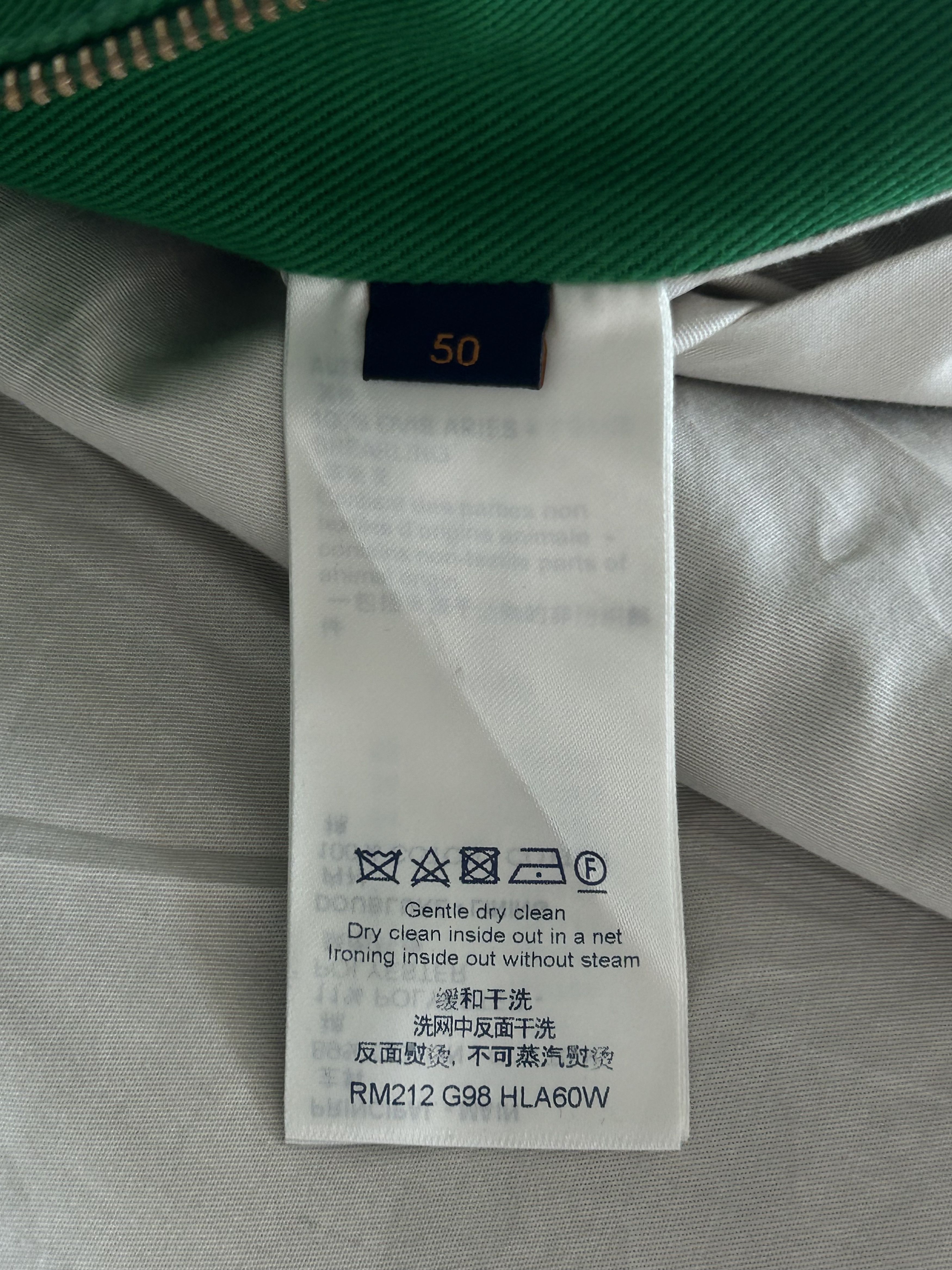 Louis Vuitton Louis Vuitton Green Monogram Shearling Workwear Jacket Size US XL / EU 56 / 4 - 4 Thumbnail