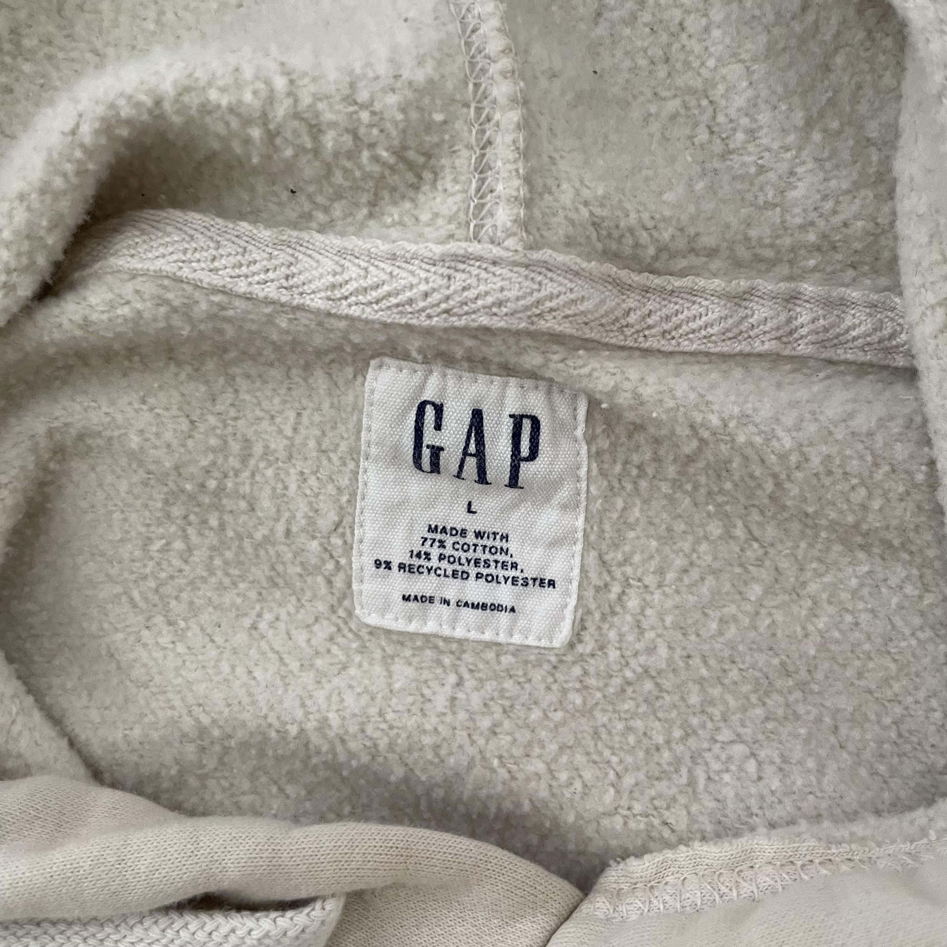 Gap GAP Beige Arch Logo Hoodie, Men's Large [ BRAND NEW ] Size US L / EU 52-54 / 3 - 2 Thumbnail