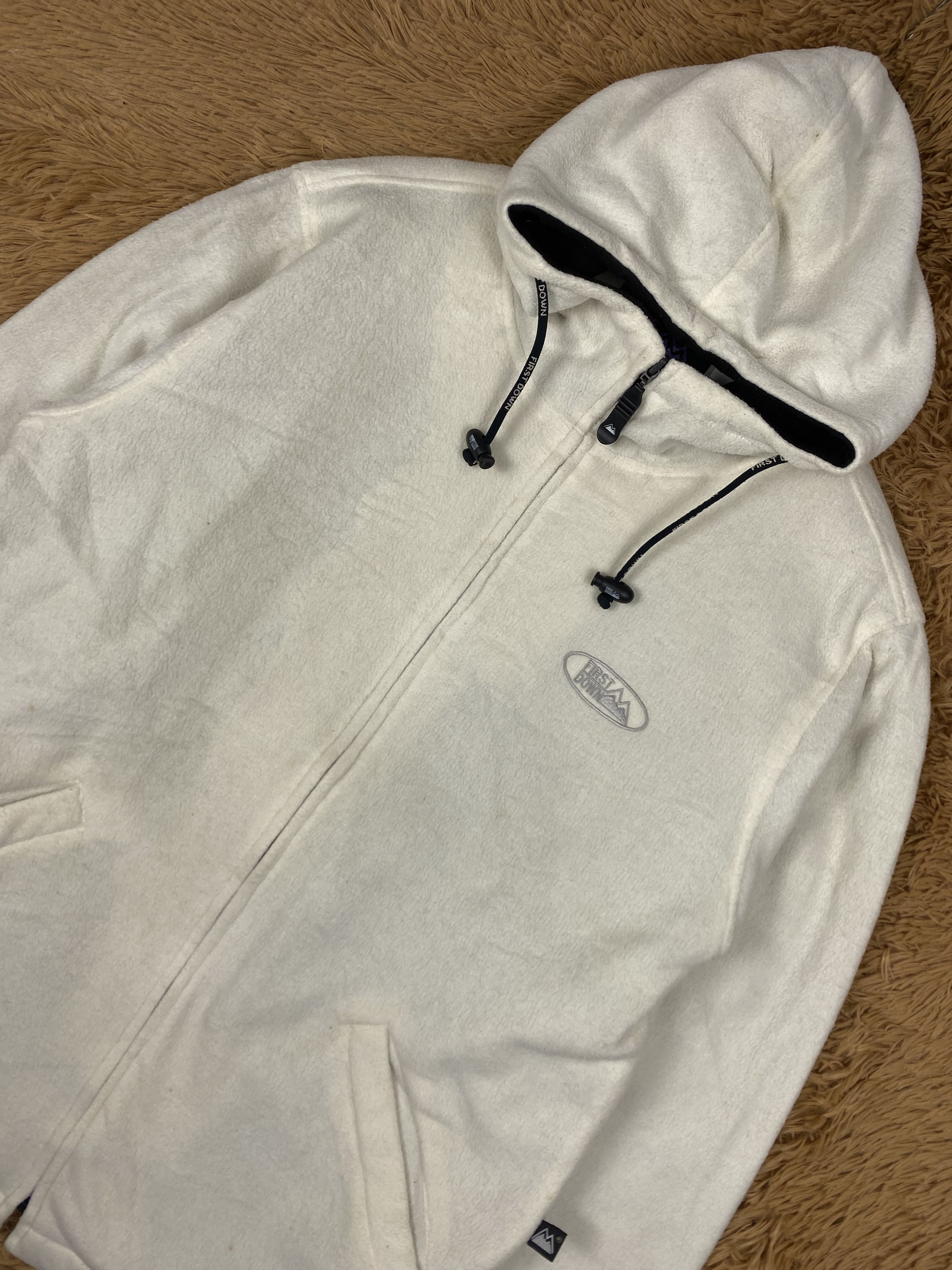 Japanese Brand Vintage First Down Light Fleece Jacket DJ0537 Size US L / EU 52-54 / 3 - 2 Thumbnail