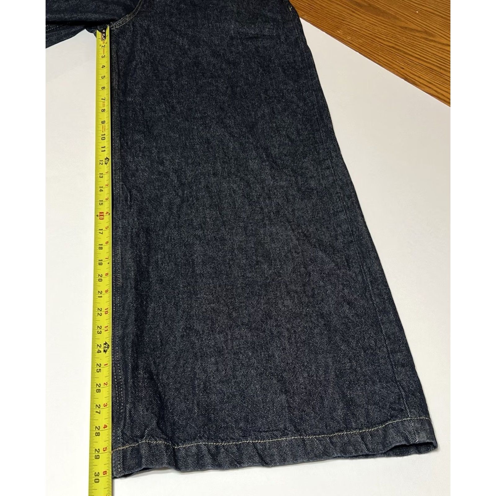 Cotton On Cotton On 91 Wide Leg High Rise Relaxed Jeans Dark Wash Blue 32x30 Womens Jeans 5-Pocket Design Size 24" / US 00 / IT 34 - 5 Thumbnail