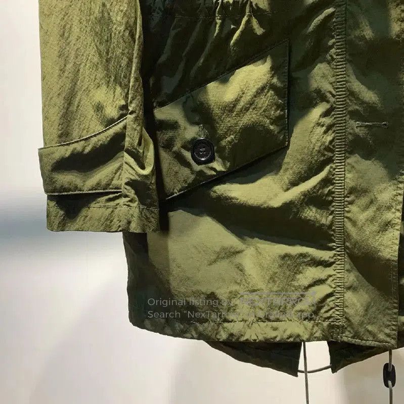 Burberry Burberry Military Green Cotton Trench Coat. Size XS / US 0-2 / IT 36-38 - 7 Thumbnail