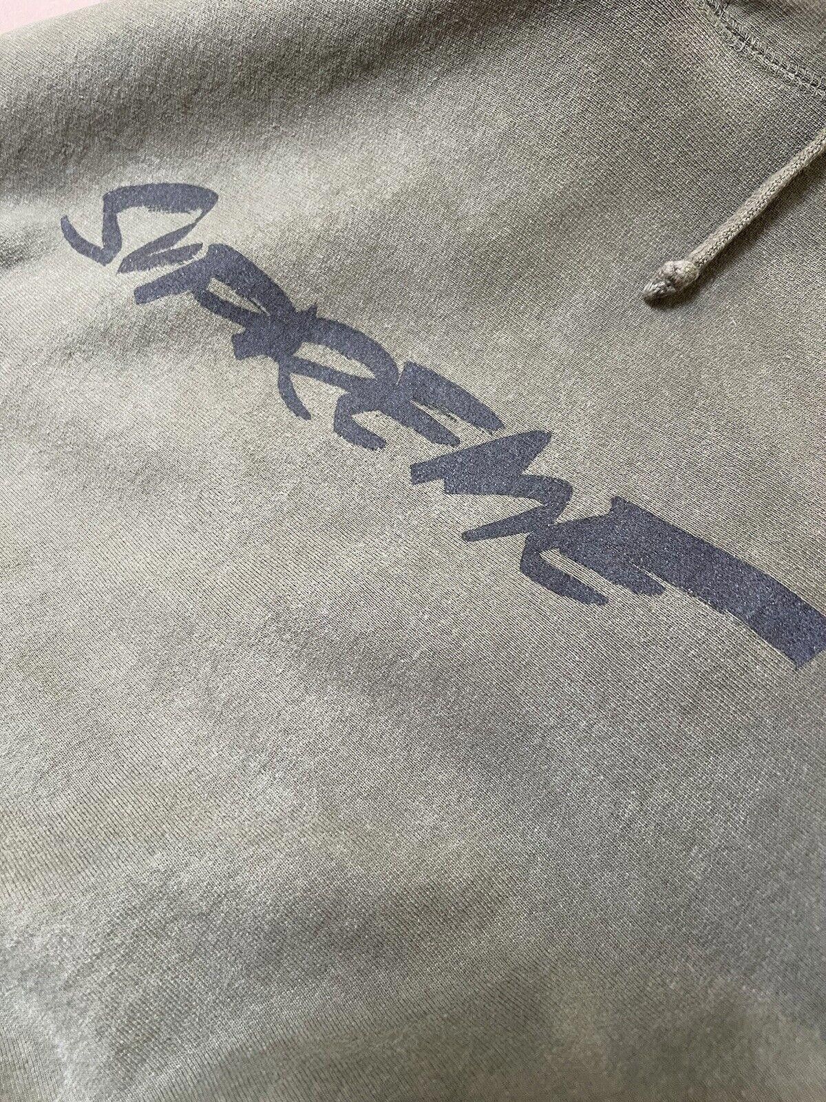 Supreme FW11 Supreme FUTURA Logo Hoodie Olive HOODED SWEATSHIRT 2011 Size US L / EU 52-54 / 3 - 7 Thumbnail