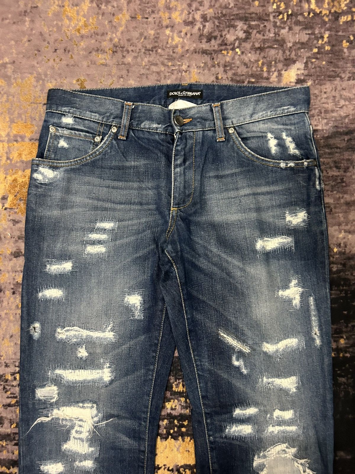 Dolce & Gabbana Dolce & Gabbana Distressed Jeans Size US 33 - 7 Thumbnail